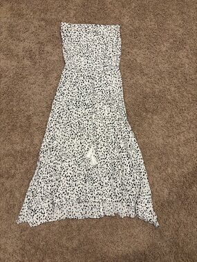 chinese dress ladies Blush & Breeze Floral Front Slit Mesh Maxi Dress (Cream) main image 0
